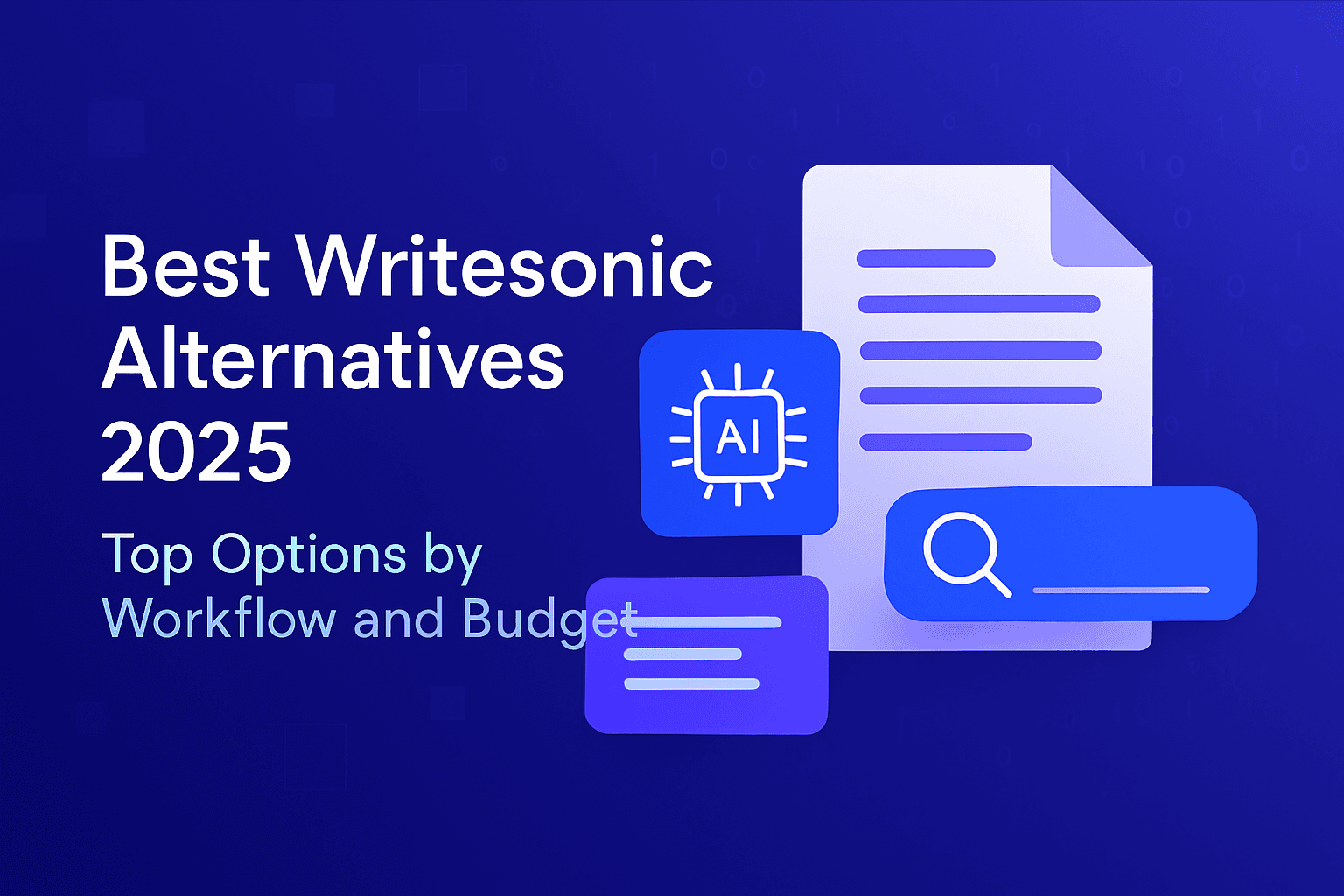 Best Writesonic Alternatives 2025: Top Options by Workflow and Budget