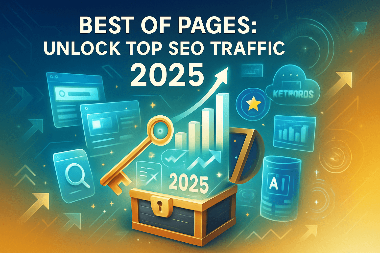 A chart showing increasing SEO traffic resulting from well-optimized "best of" pages.