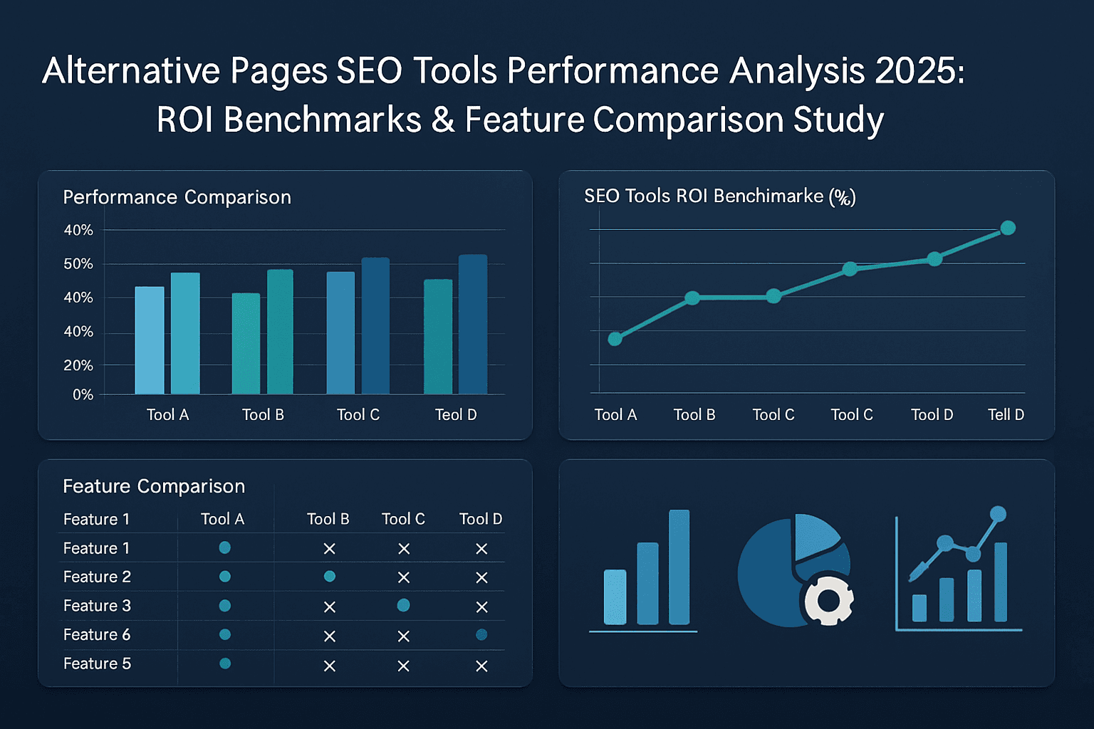 Alternative Pages SEO Tools Performance Analysis 2025: ROI Benchmarks & Feature Comparison Study