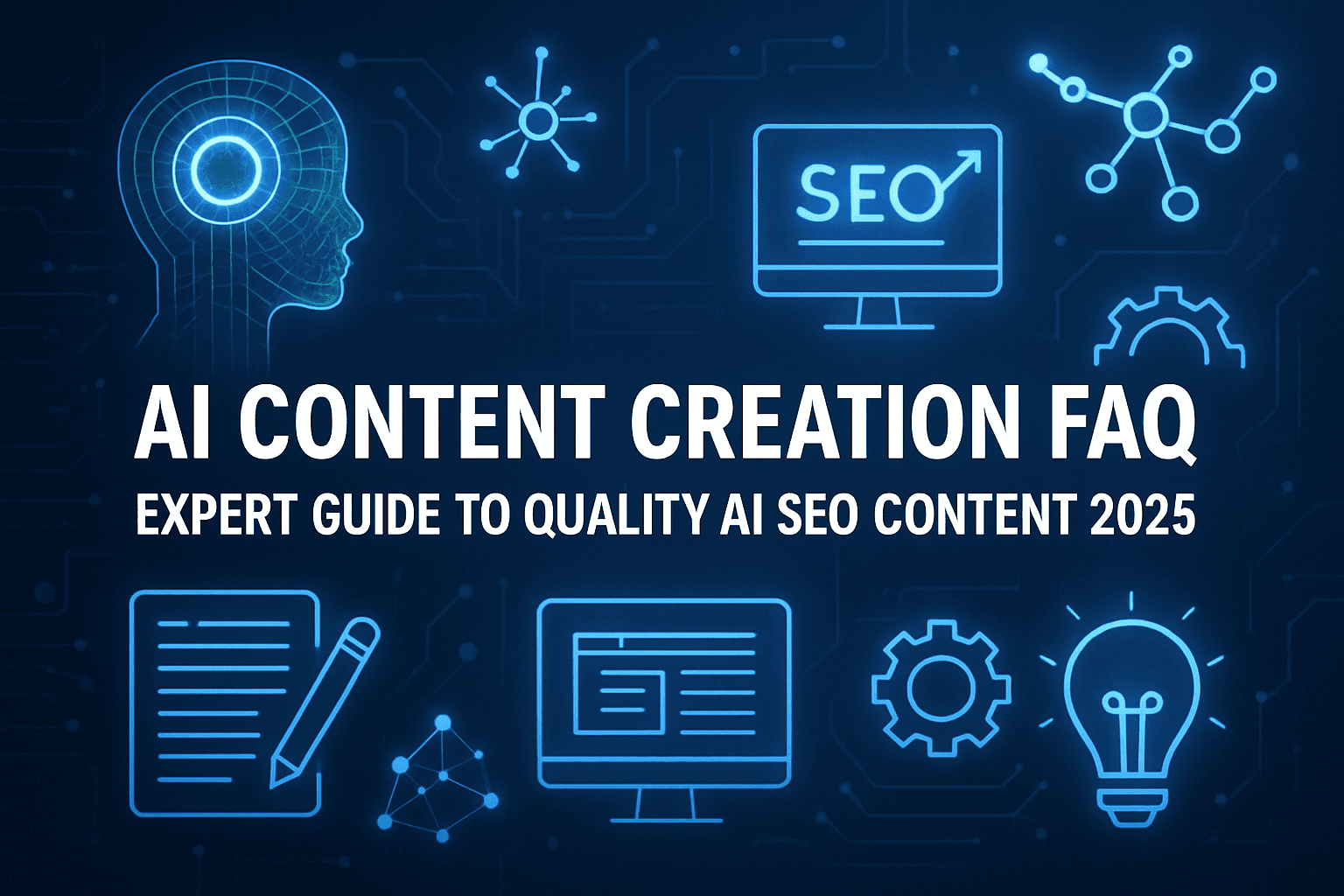 AI Content Creation FAQ: Expert Guide to Quality AI SEO Content 2025