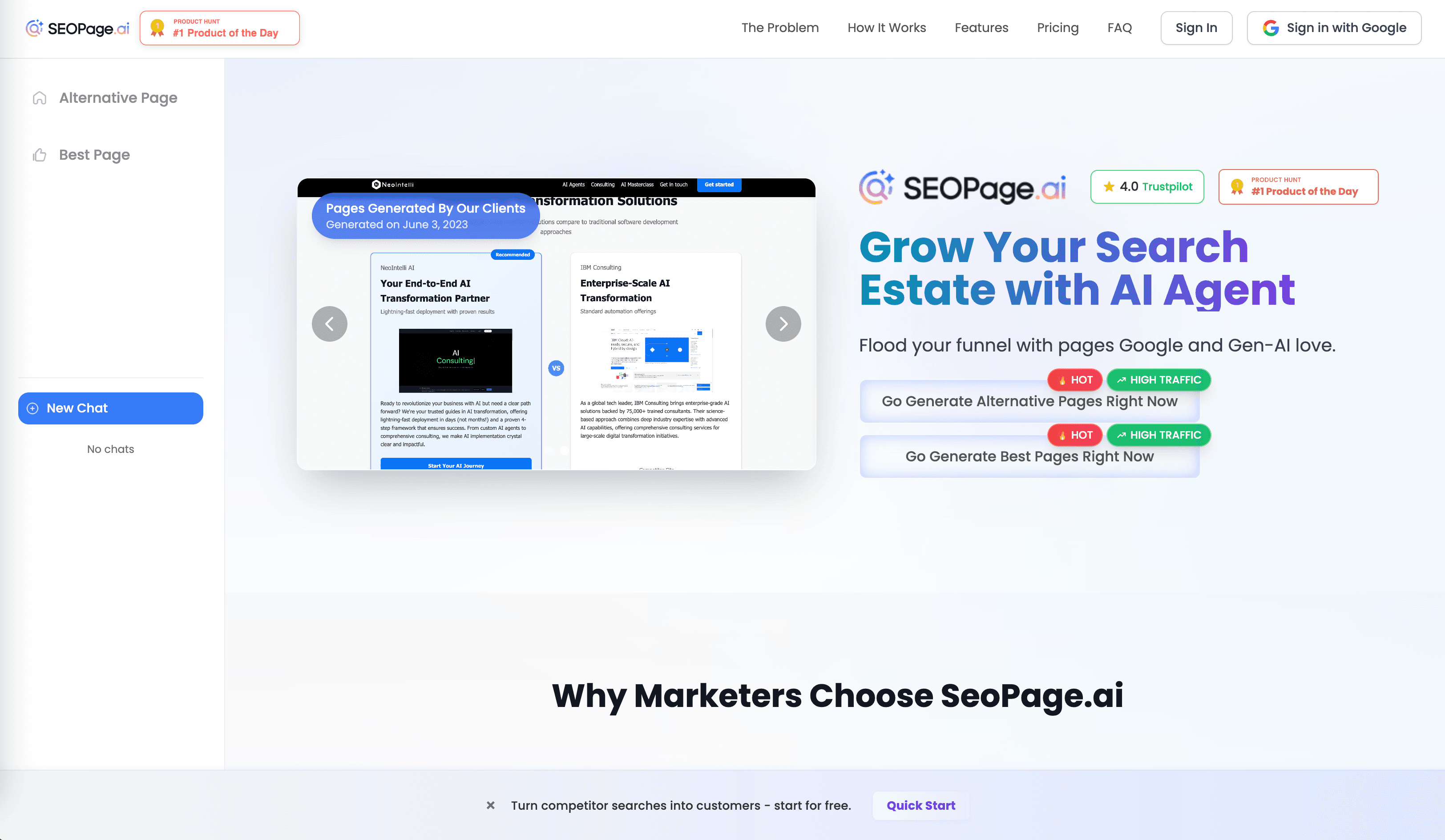 SEOPage.ai SEO Platform