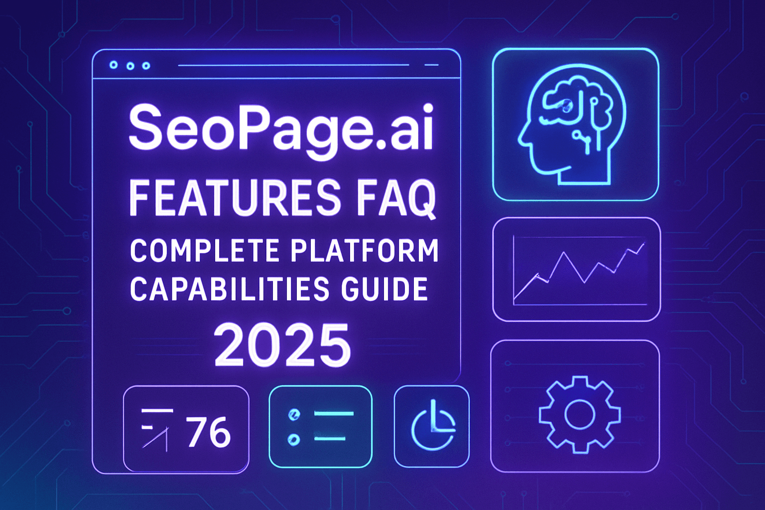 SeoPage.ai User Guide FAQ - Complete platform feature tutorials and best practice guidance