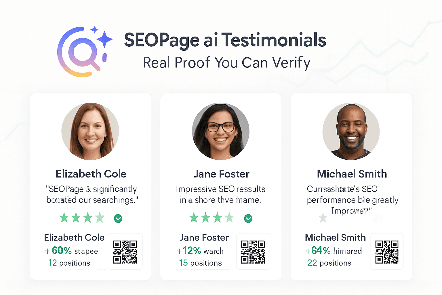 SEOPage.ai — Real testimonials and media mentions